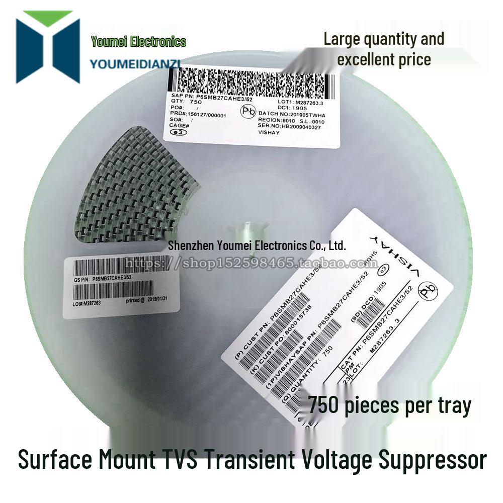 

Surface Mount TVS Suppressor P6SMB220A/CA DO-214AA Uni/Bidirectional Bidirectional