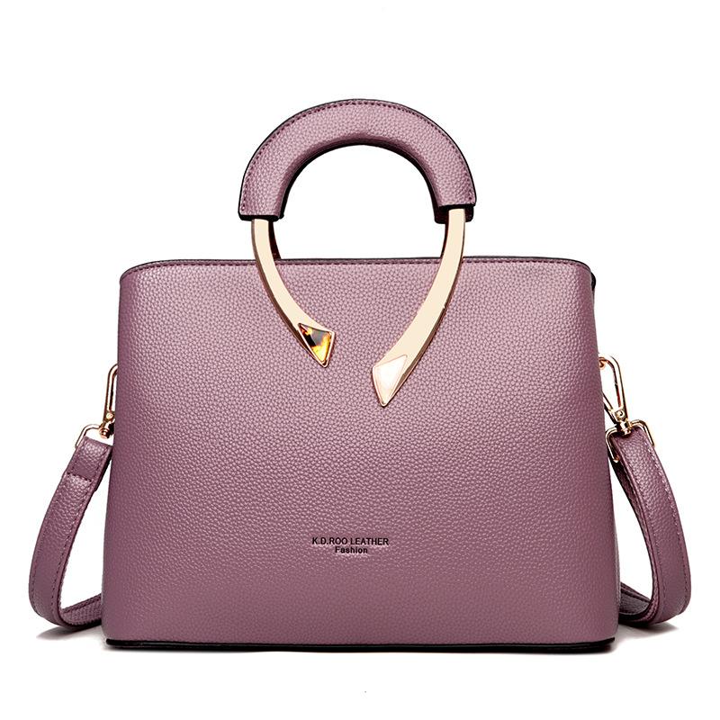 A Fashionable Large-capacity Handbag for Middle-aged Mothers, A Single-shoulder Crossbody Bag