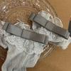 Women Japanese Style JK Girl Flower Lace Ruffle Frilly Ankle Socks Sweet Bowknot Elegant Student Middle Tube Dress Socks