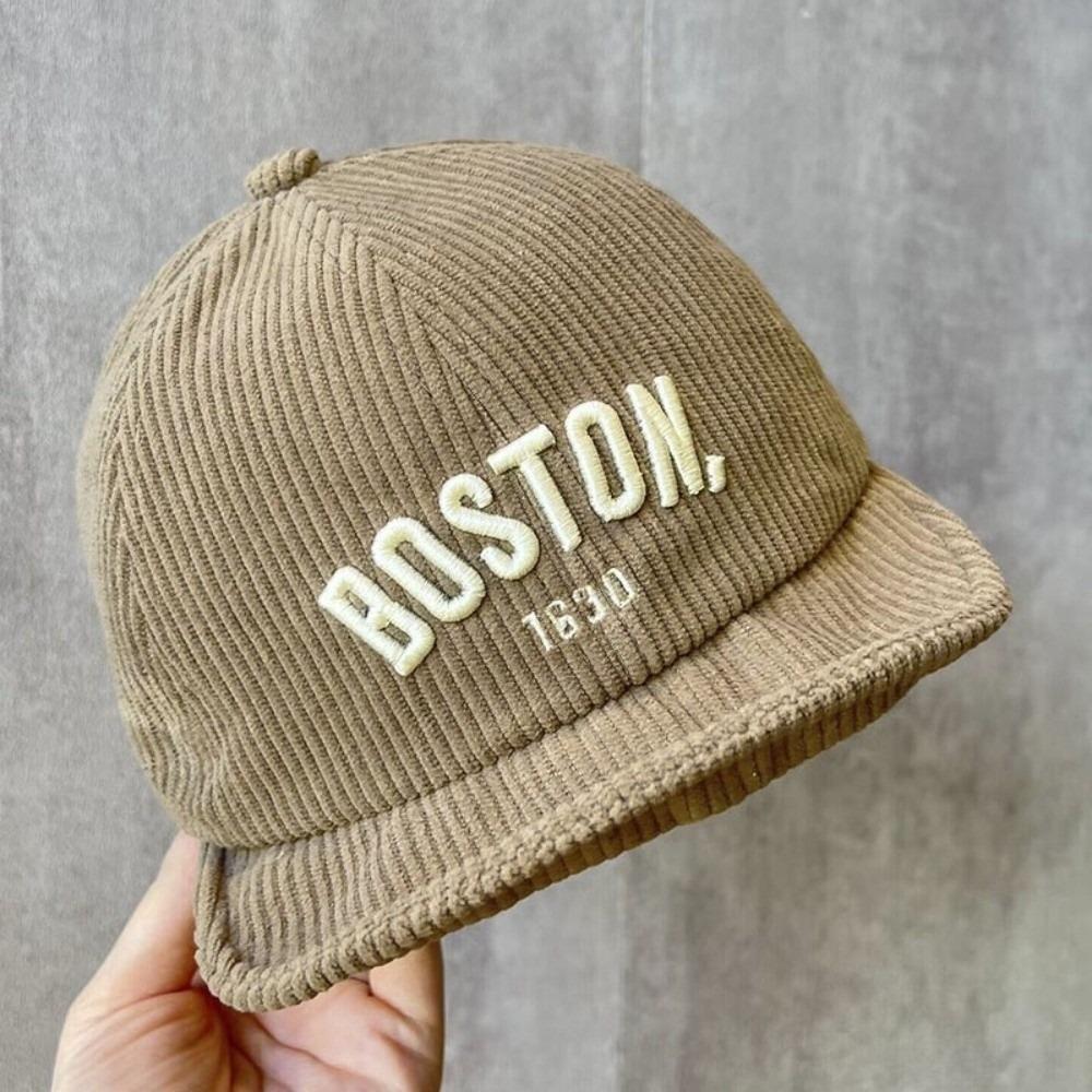 Motif Brodé Casquette Bec de Canard Bébé Casquette Glacier Respirante Pour Enfants Âgés de 1 à 3 Ans