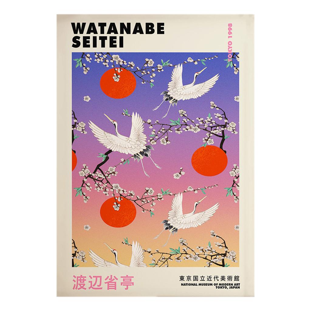 The Great Wave Off Kanagawa Poster Mt Fuji Print Wall Art Picture Vintage Japanese Artwork Canvas Paintings Home Wall Decoration