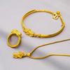 Korean Style Brass 3D Pixiu Bangle with Lucky Beads for Women