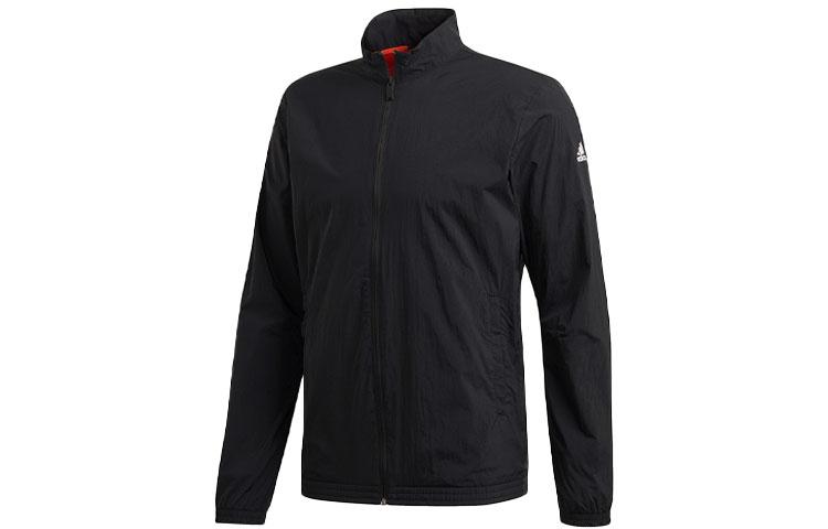 Adidas Jackets Men s Black Stand Collar Moderate Other FL3902 S