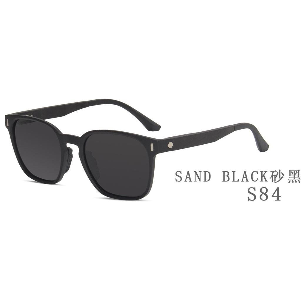 2026New wooden-framed polarized sunglasses, small frame, trendy and fashionable, retro style, for both men and women TR Box7730WD