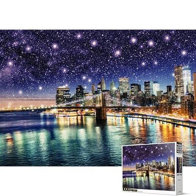 Sun&Tree Starlight Brooklyn Bridge Puzzle HP1018, 1000 Teile, gemischte Farben