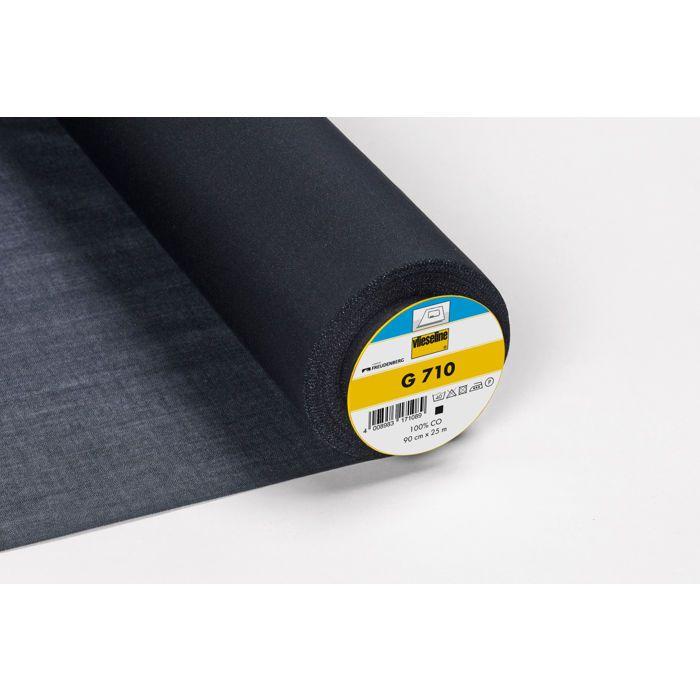 Vlieseline G710 - Vlieseline - Coton tissé - Noir - Largeur 90 cm - Au mètre