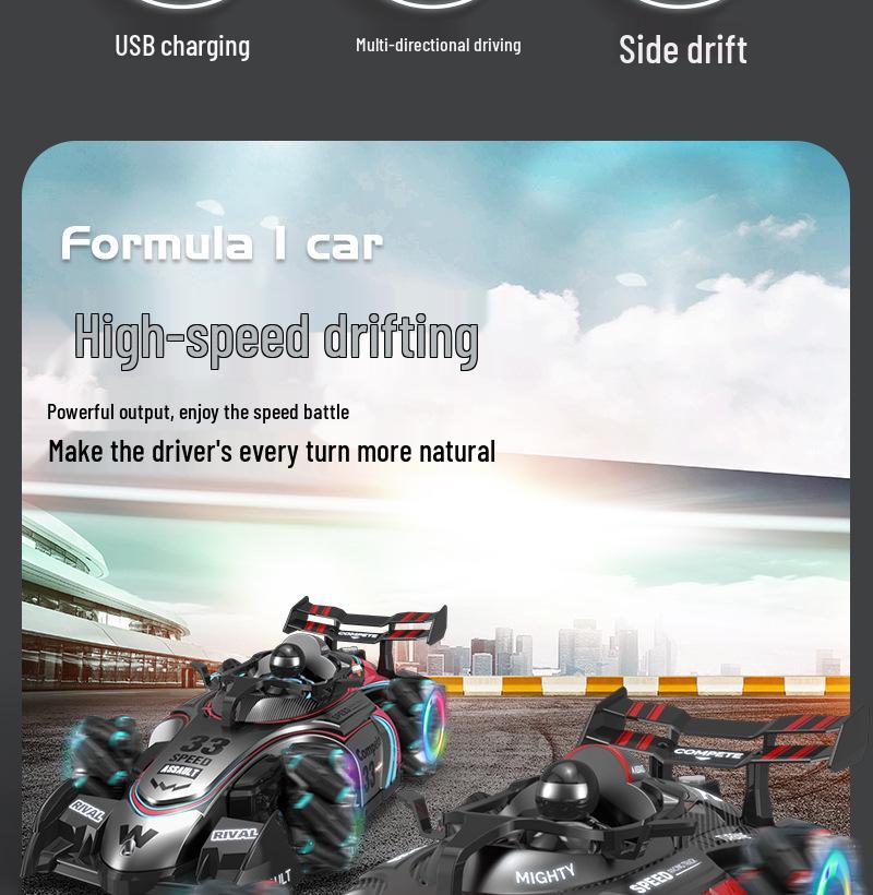 High-Performance Gesture Control Drift RC Car: Four-Wheel Drive, Remote-Controlled Racing Toy