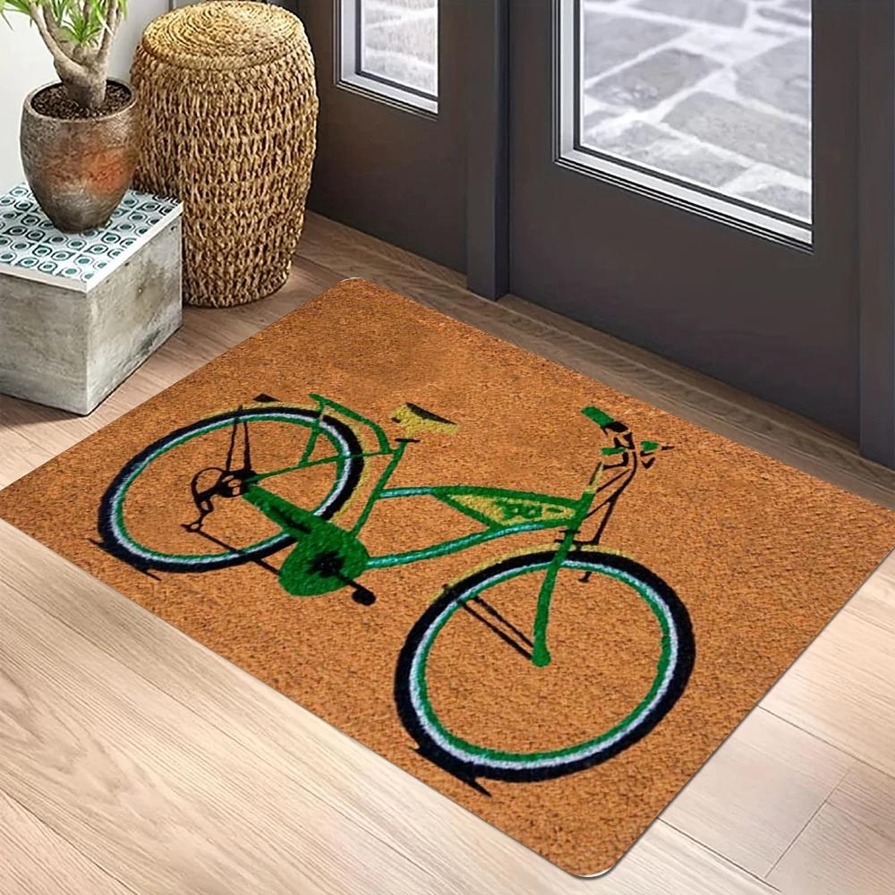 Handwritten Style Welcome Mat Anti-Slip Easy-To-Wash Entrance Floor Mat Bathroom Carpet Creative Home Decoration