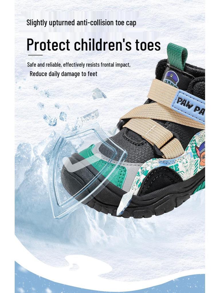 2025 Winter Paw Patrol Kids' Non-slip, Thickened, Dirt-resistant Cotton Shoes