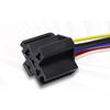 1PCS 4 5-Pin Waterproof Car Relay 12 24 V and Harness Heavy Duty SPDT Automotive Relay With Black Red Copper Terminal Auto Relay