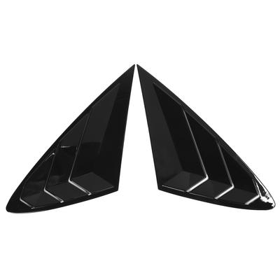 2 peças Preto Brilhante Abertura Lateral da Janela Adaptações de Carro Substituição para Hyundai Sonata 2020?2021