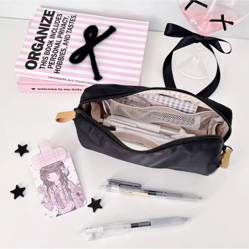 Stationeries Storage Bag Pen Holders Box Educational School Office Gifts Pencil Case Kids Students Desktop Organizers