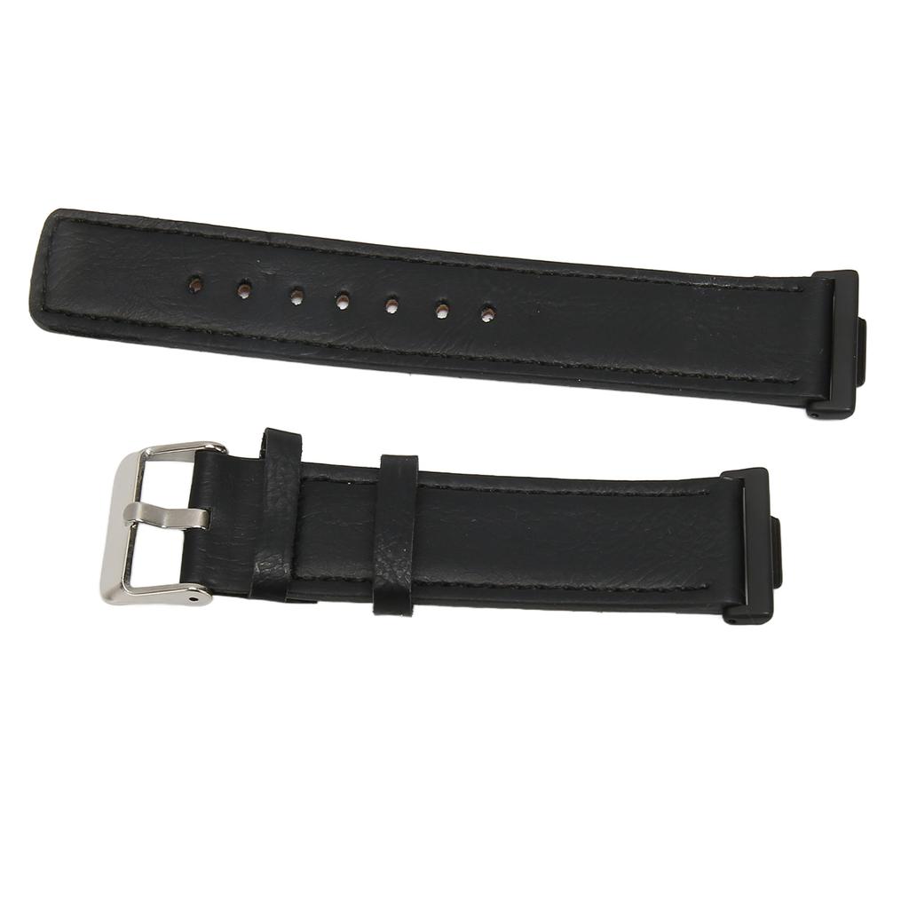Leather Smartwatch Strap Comfortable Replacement Smartwatch Band Wristband for Watch FIT 2