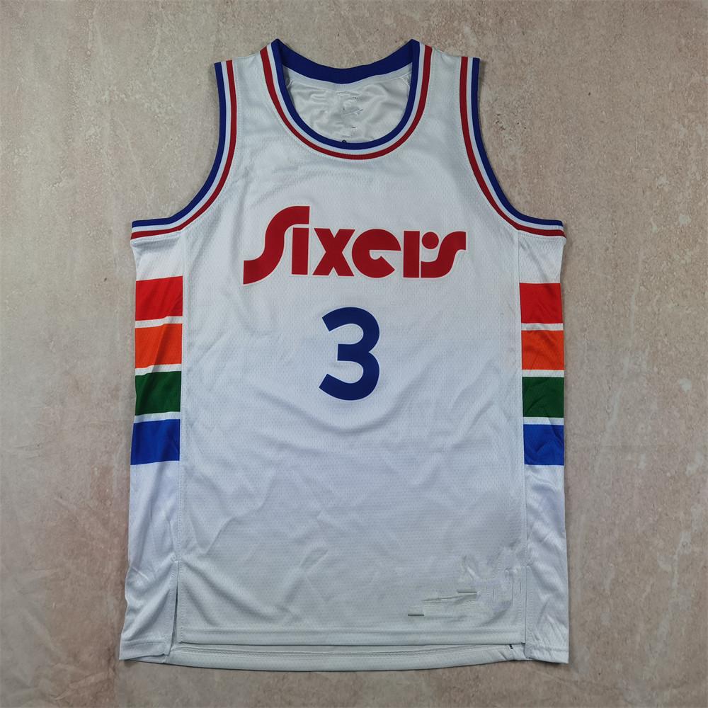 

76ers #3 Iverson City Edition Basketball Jersey - 25 Styles Available S