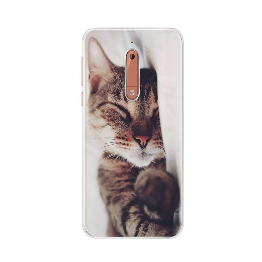 For Nokia 5 Case 5.2" Soft TPU Silicone Back Phone Cover Case For Nokia 5 Nokia5 2017 Cases TA-1024 TA-1053 TA-1044 Bumper Funda