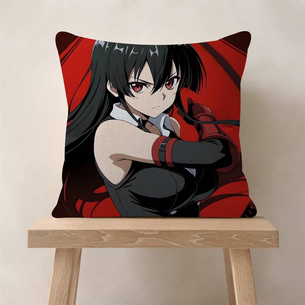 Anime A-Akame Ga Kill Maple Design Cushion Cover Happy Autumn Harvest Decor Holiday Decorati Pillow Cover