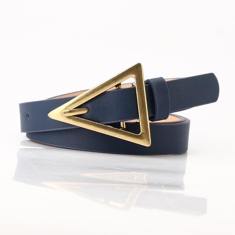 Women'S Fashion Belt Dress Dongdaemun Alloy Triangle Buckle Tide Belt Hair