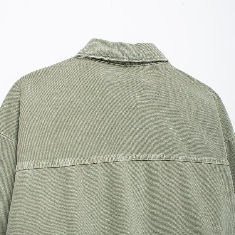 Kaslead New Arrival Women's Clothing Fashion Style Fashion Sticker Cloth Decoration Denim Jacket Coat 0108229