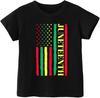 Juneteenth Flag Black T-shirt