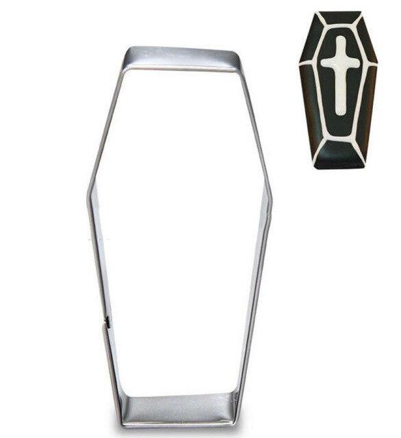 

Металлические формочки для печенья на Хэллоуин, призрак, помадка, декор для торта, тыква, паук, кекс, форма для шоколадного печенья, кондитерская, инструмент для подложки