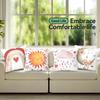 4pcs/set Rainbow Heart Cloud Decoration Cushions Pillowcase Polyester Cushion Cover Throw Pillow Pillowcover Home Car Sofa Decor