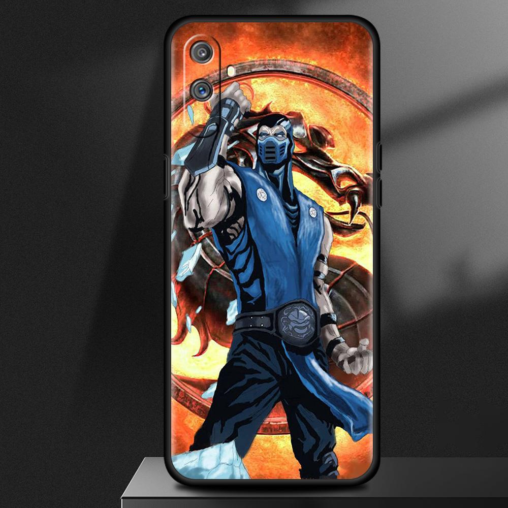 Silicone Case For Realme 8 C21 6 7 Pro C3 C11 XT GT 5 C12 C15 C21Y X50 7i Luxury Soft Shell Phone Cover Game Mortal Kombat Funda