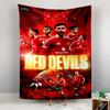 Tapestry Manchester United Red Devils Squad Red Poster Wall Hanging