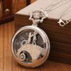 Pocket Watch Quartz Pocket Watch Vintage Color Christmas Horror Night
