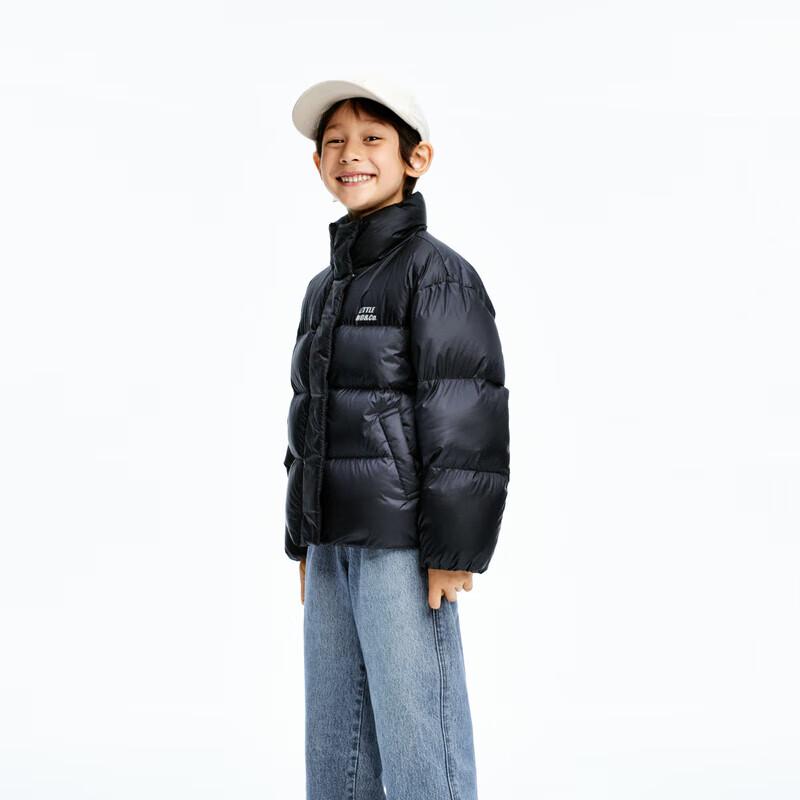 Little MO&Co. Kids' Volcanic Heat Stand Collar Down Jacket