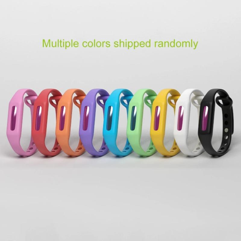 Mosquitoes Repeller Bracelet Silicone Essential Oil Mosquitoes Repeller Adjustable Fly Repeller Bracelet for Children Adults