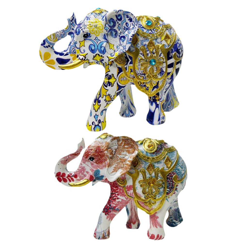 Desktop Elephant Ornament Collection Crafts Fireplace Modern Elephant Statue