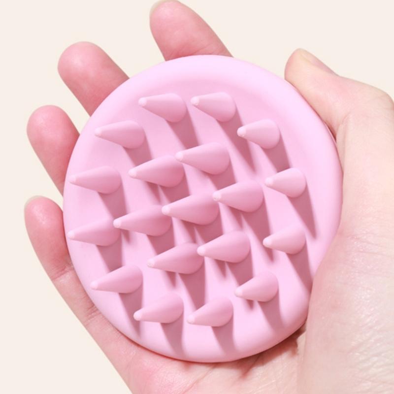 Einzigartiges Design Silikonkopf Körper Kopfhaut Massagebürste Rutschfeste Haarpflegegeräte zur Kopfhautreinigung und Entspannung