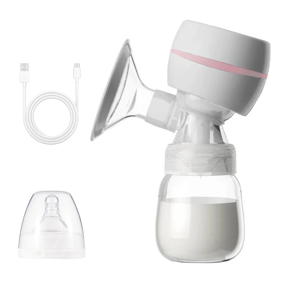 Tiralatte Elettrico con Schermo LED Estrattore di Latte per l'Allattamento Basso Rumore con Biberon da 180ml Senza BPA
