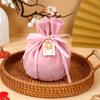 Traditional Drawstring Candy Bag Chinese Wedding Gift Bag Creative Flannel Gift Bag  Party