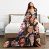 Abby Lee Miller Blanket American Dance Instructor Travel Flannel Throw Blanket For Couch Chair Sofa Bed Soft Warm Bedspread Gift