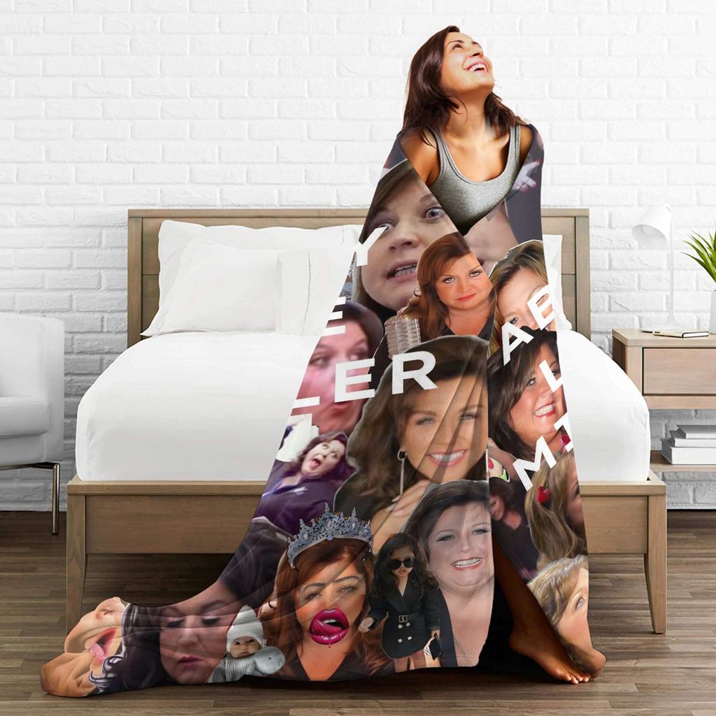 Abby Lee Miller Blanket American Dance Instructor Travel Flannel Throw Blanket For Couch Chair Sofa Bed Soft Warm Bedspread Gift