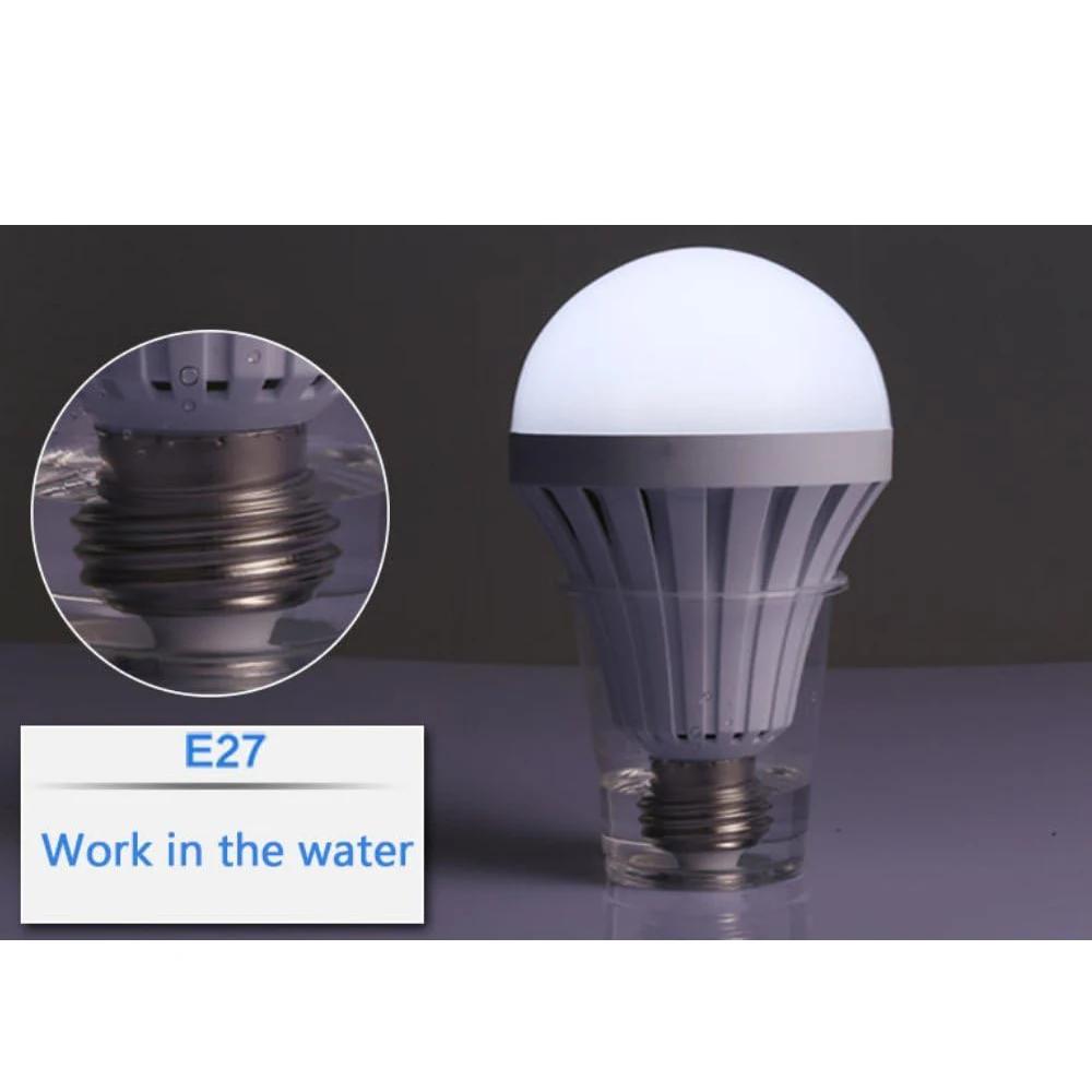 E27 5W 7W 12W 15W Smart Emergency Light LED Bulb 220V Rechargeable For Home Corridor Garage Emergency Lamps LED Lights New