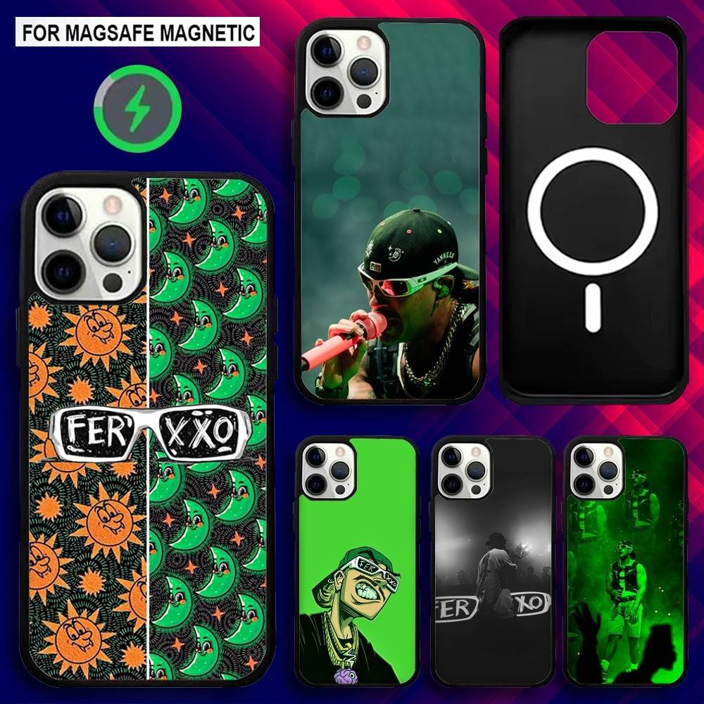 Singer F-Feid SIXDO Ferxxo Phone Case For iPhone 17,16,15,14,13,12,11,Pro,Max,Plus,Mini,SE4,E Magnetic Magsafe Wireless Charging