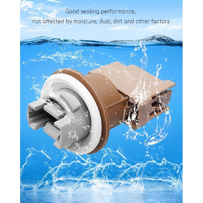 Rear Car Lamp Holder with Wire Harness Fit for Ford F-150 2004-2017, Light Signal Socket Pigtail Connector Replace YF1Z13411CA 2U5Z13411SA, Turn