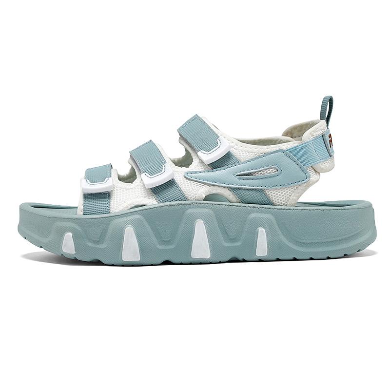 Fashion 2024 Summer Trendy Green Couples Shoes Men's Beach Shoes  Women's Chunky Sandal Lightweight Peep-Toe Shoes Zapatos Para Mujeres