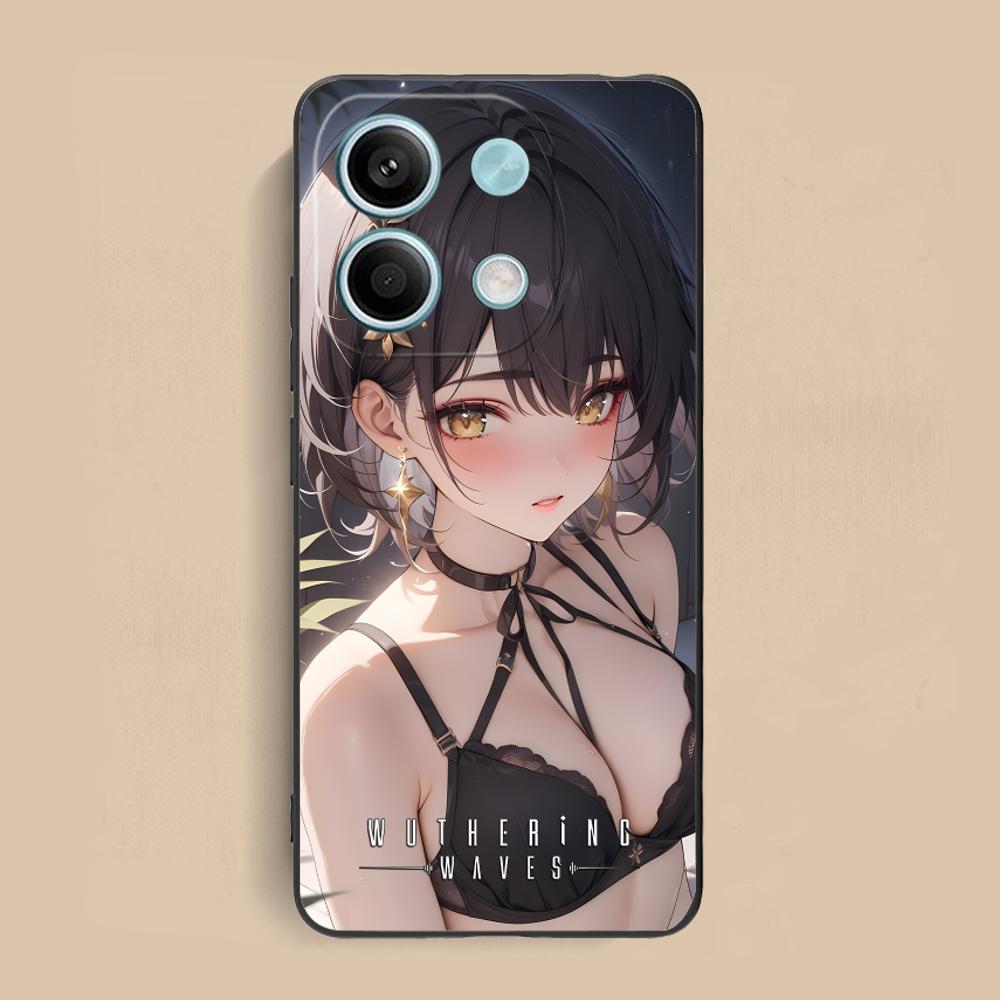 Wuthering Waves Rover Matte TPU Mobile Phone Case for Xiaomi Redmi Note 14 13 12 11 S Pro Plus 4G 5G Colorful Printing Cover