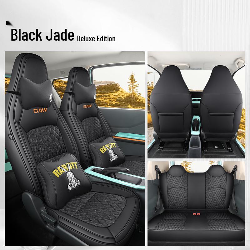 JS Sports Leather Car Seat Cushion for BAIC S3 Yuanbao - All-Season Cover
