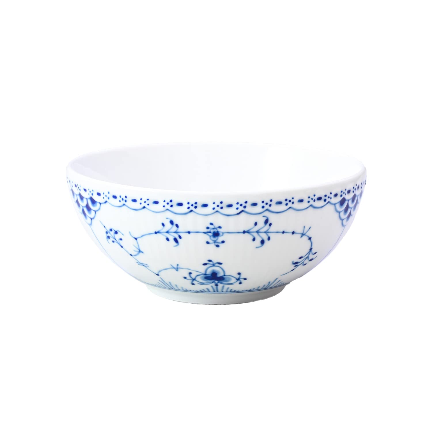 

Royal Copenhagen Blue Fluted Half Lace Soup Bowl, 14cm, 1102569 (1016783) [Parallel Import]