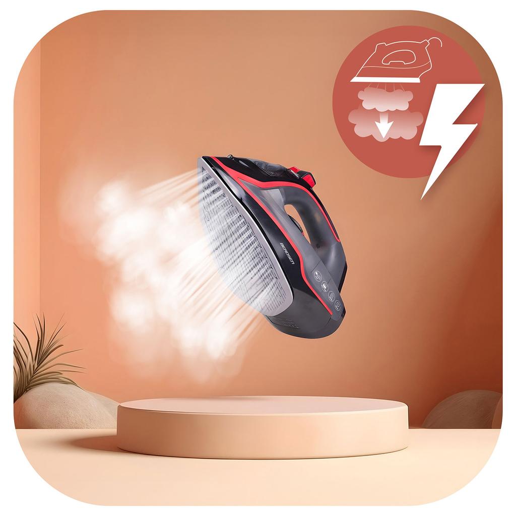Steam Iron 2600W Berdsen Bd-331 Ceramic Coating Vertical Operation