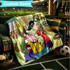 1PC Custom Name Blanket Edd Eddy Adventure Flannel Blankets Patterns Throw Blanket All-Season Soft Gift for Couch, Bed, Camping, Birthday Gifts
