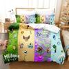 3D-Druck Spiel Miitopia Bedrucktes Bettwäsche-Set Bettbezug Kissenbezug Bettwäsche-Set Bettwäsche Laken Bettdeckenbezug Voll Queen King Size