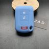 ZAD 3button key silicone rubber car key case cover set for Mitsubishi Mirage asx lancer 10 outlander colt LANCER Grandis Pajero