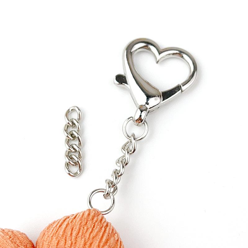 120 Piece Metal Five Section Chain Custom Keychain Extension Chain Necklace Toy Pendant DIY Handmade Link Chain