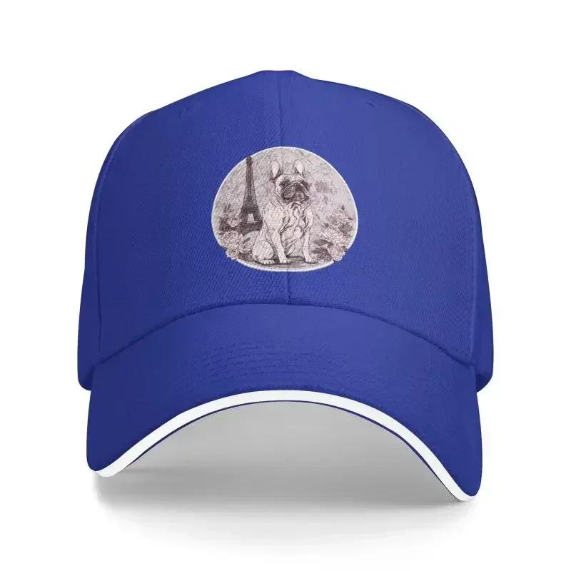 Custom Funny French Bulldog Lovers Baseball Cap Men Women Adjustable Dad Hat Streetwear