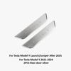 Stainless Steel Door Welcome Pedals for Tesla Model Y Juniper Model 3 2025+ Sill Protector Bars Cover Interior Car Accessories